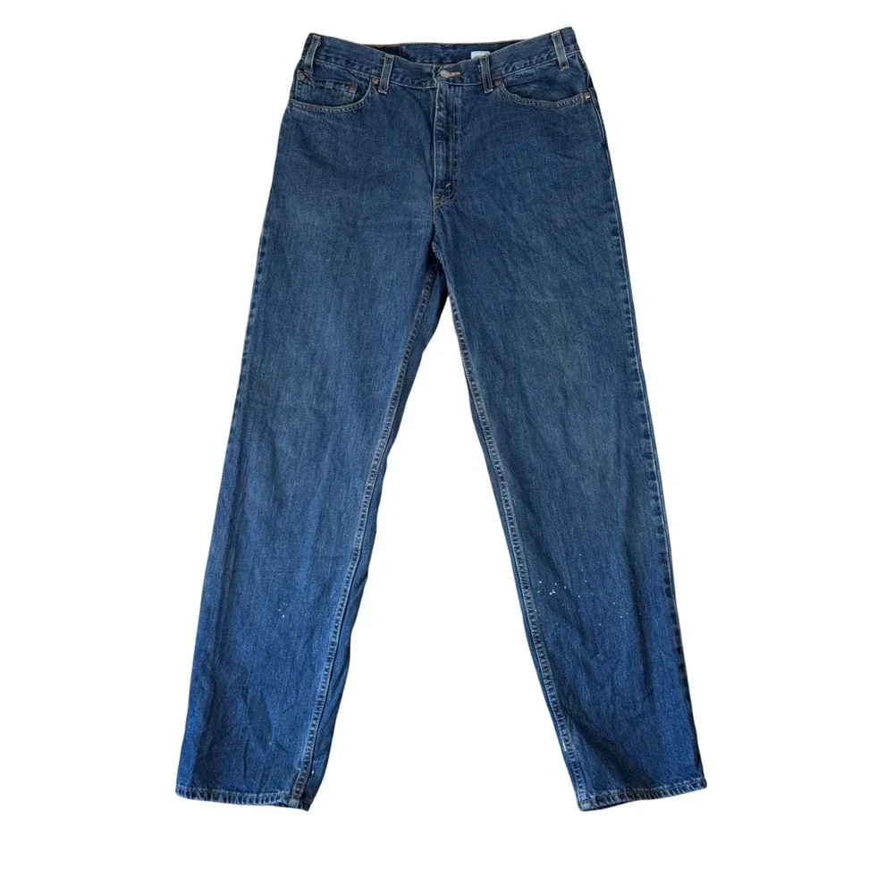 Vintage Levis 550 Mens Relaxed Fit Tapered Leg Jeans 36x34 Medium Wash USA Made
